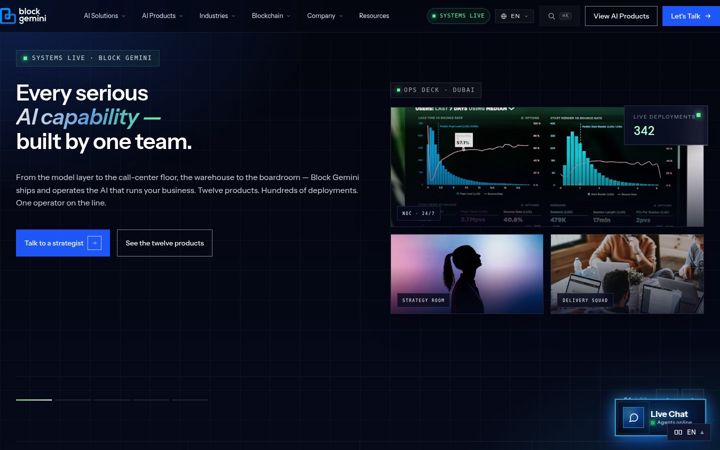 Screenshot of blockgemini.com