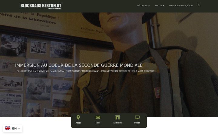 Snímek obrazovky blockhausberthelot.fr