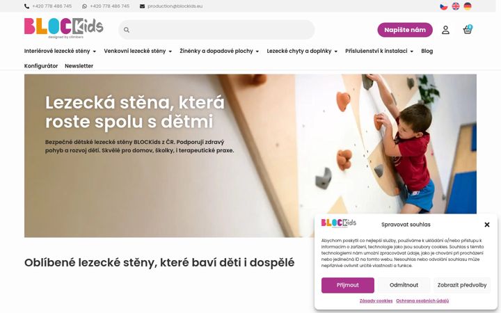 Screenshot of blockids.eu
