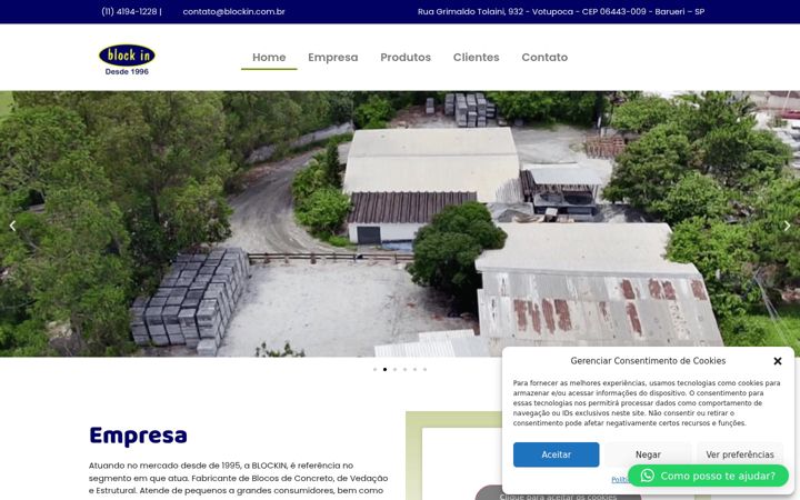 Screenshot of blockin.com.br