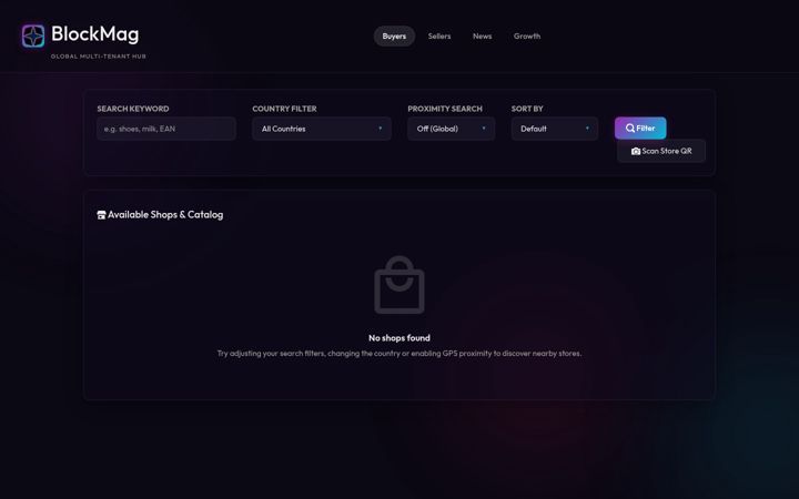 Screenshot of blockmag.com