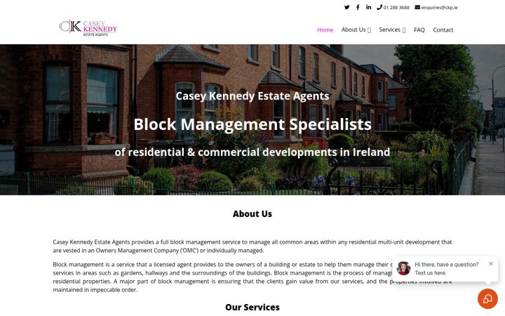 Skjámynd af blockmanagement.ie
