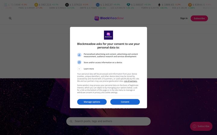 Screenshot of blockmeadow.com