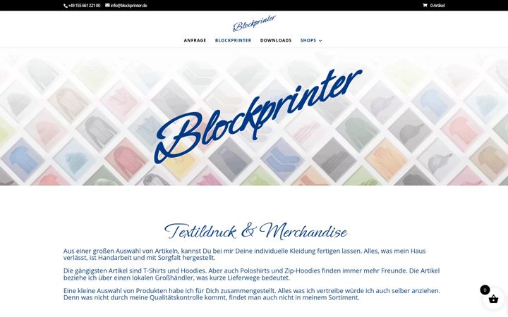 Ekrānuzņēmums no blockprinting.de