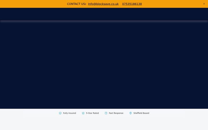 Screenshot of blocksave.co.uk