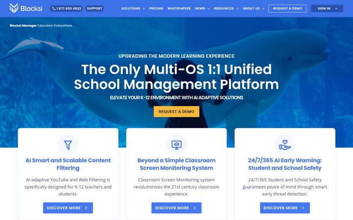 Screenshot of blocksi.net