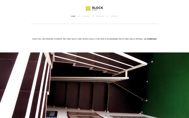 Screenshot of blockstudio.it