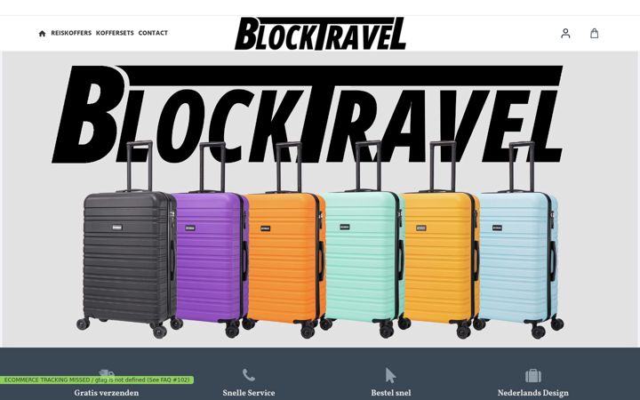 Skærmbillede af blocktravel.nl