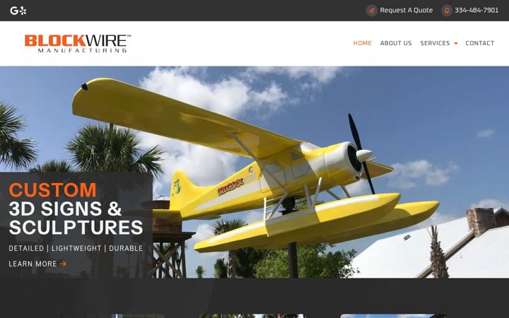 Screenshot of blockwire.com