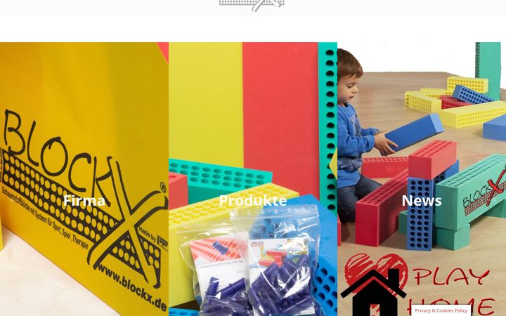 Screenshot of blockx.de