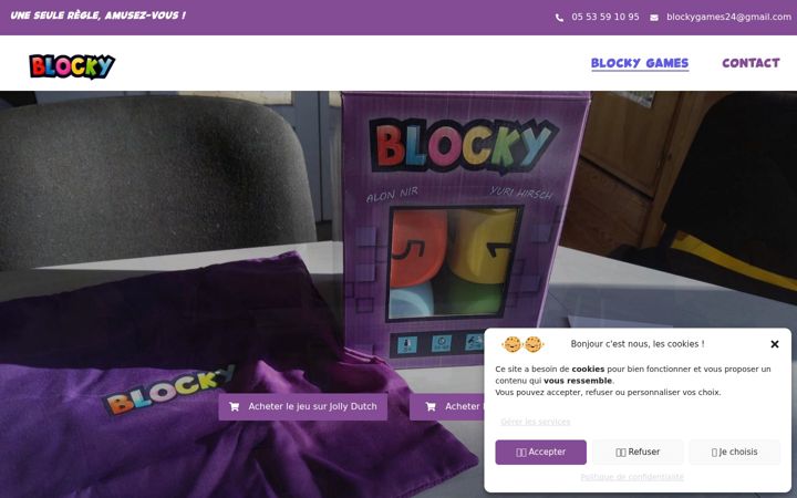 Screenshot of blocky-games.com