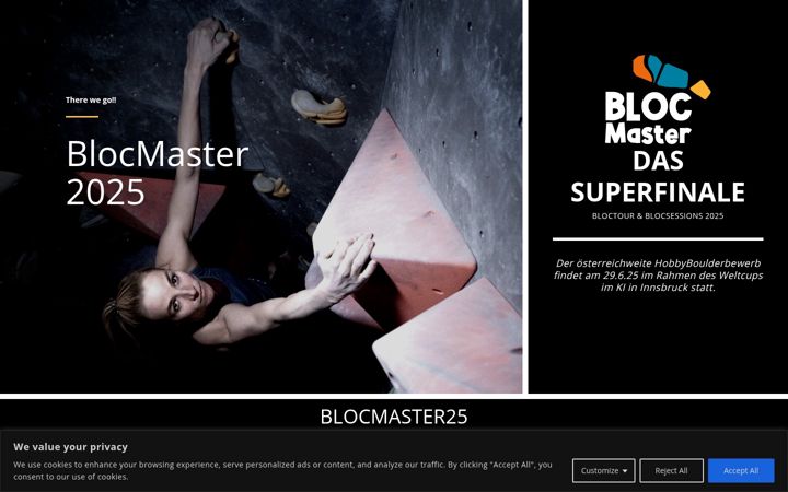 Screenshot of blocmaster.com