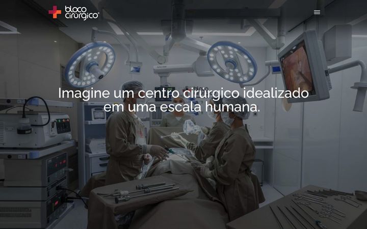 Screenshot of blococirurgico.com.br