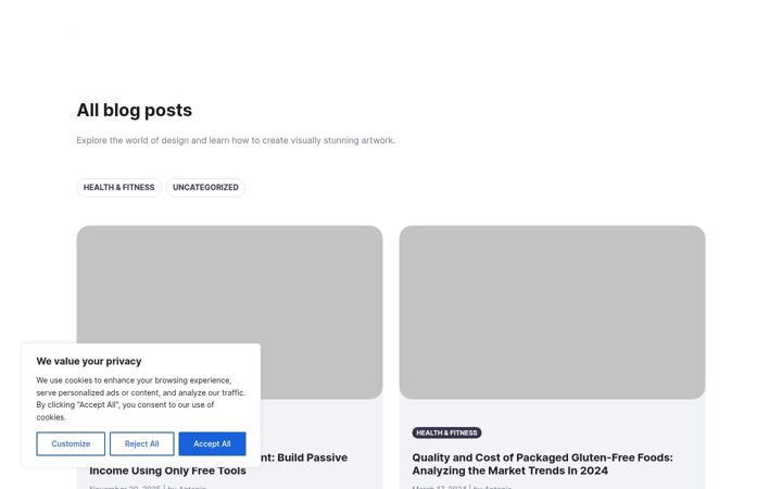Screenshot of blodot.com
