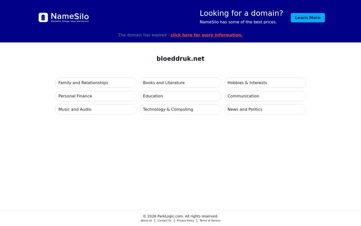 Screenshot of bloeddruk.net