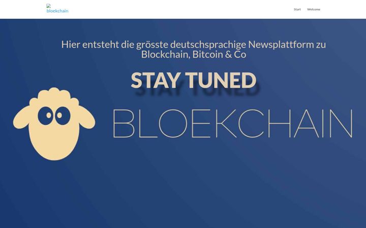 Screenshot of bloekchain.ch
