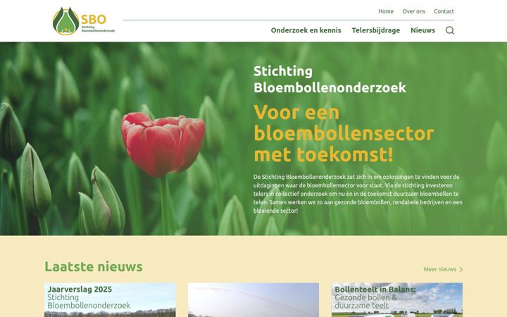 Ekrano kopija bloembollenonderzoek.nl