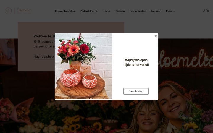 Screenshot of bloemelien.be