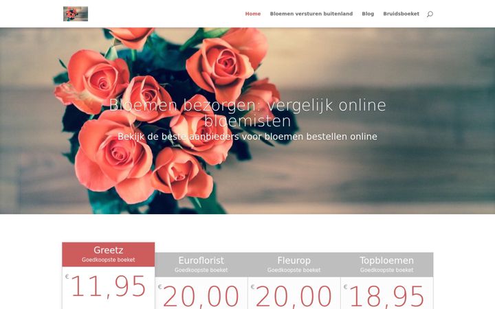 Screenshot of bloemen-bezorgen.be