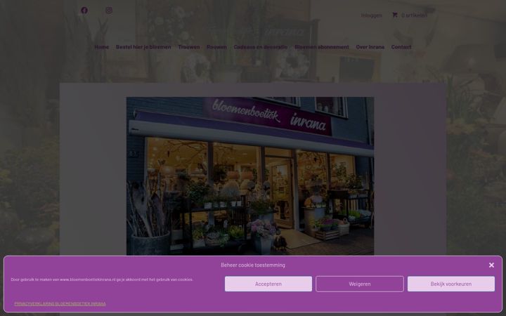 Képernyőkép: bloemenboetiekinrana.nl
