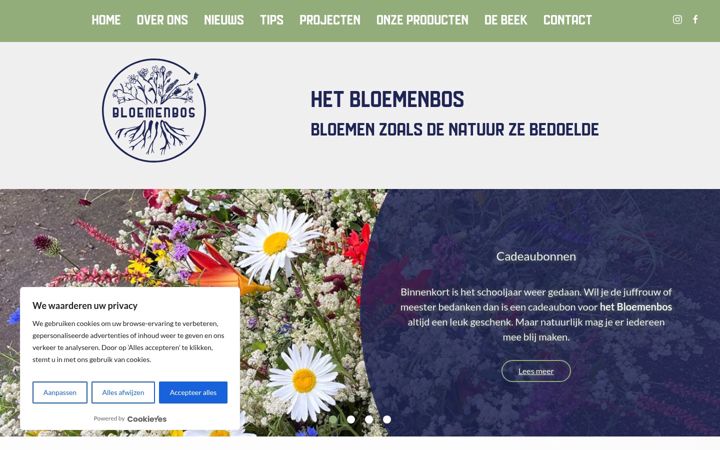 Képernyőkép: bloemenbos.be
