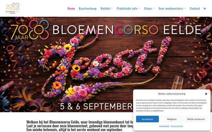 Képernyőkép: bloemencorsoeelde.nl