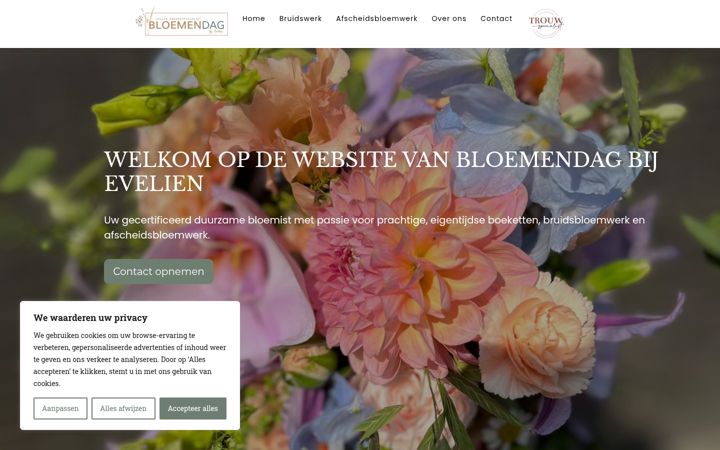Screenshot of bloemendag.com
