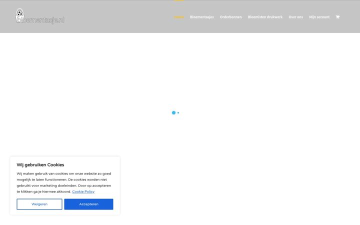 Képernyőkép: bloementasje.nl
