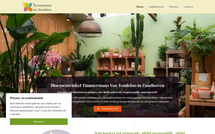 Screenshot of bloementimmermans.be