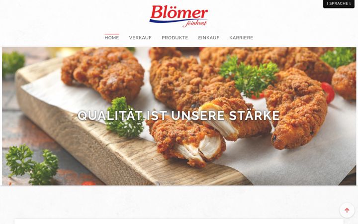 Képernyőkép: bloemer-feinkost.de