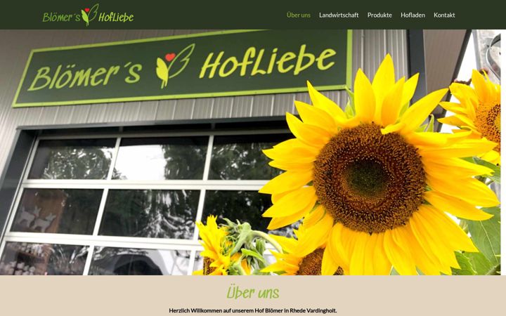 Screenshot of bloemers-hofliebe.de