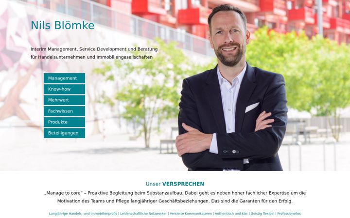 Screenshot of bloemke.com