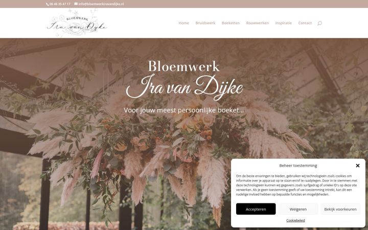 Zrzut ekranu bloemwerkiravandijke.nl