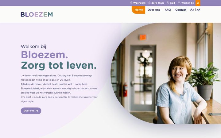 Screenshot του bloezem.nl