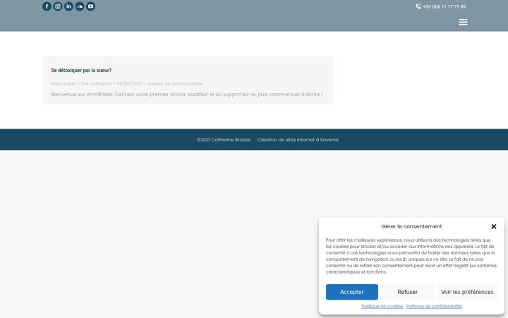 Screenshot of blog-catherinebrastel.com