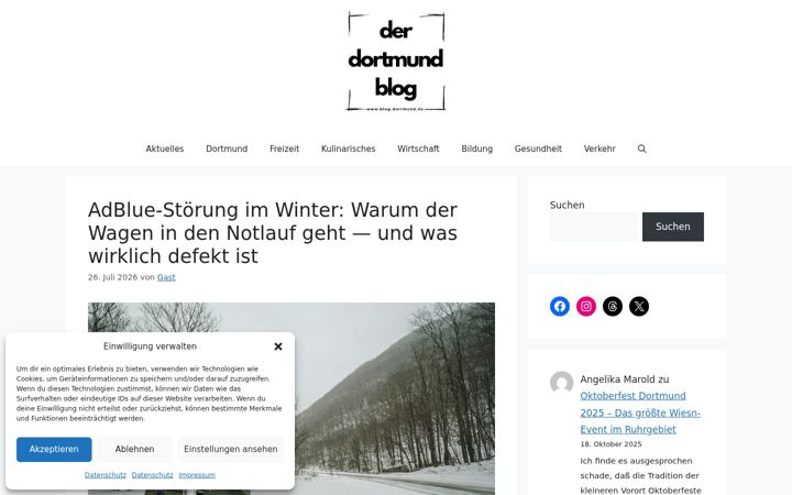 Screenshot of blog-dortmund.de