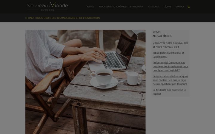 Snimka zaslona za blog-nouveaumonde-avocats.com
