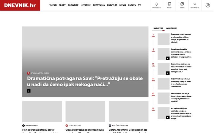 Screenshot of blog.hr