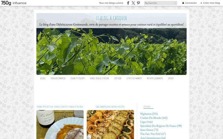 Screenshot of blogacroquer.fr