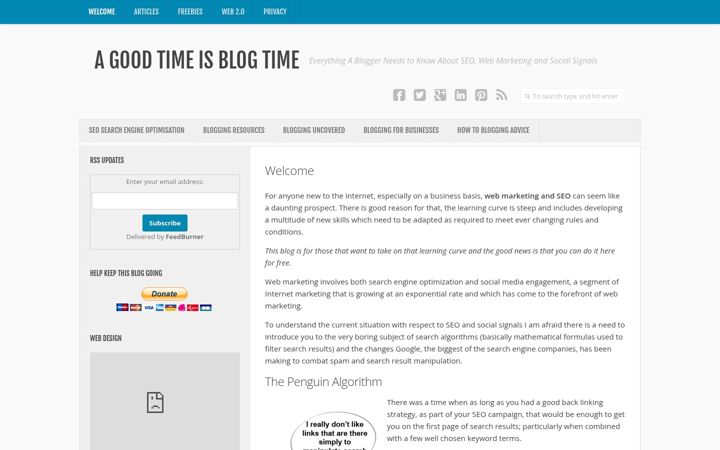 Screenshot of blogaude.com