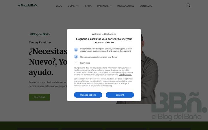 Screenshot van blogbano.es