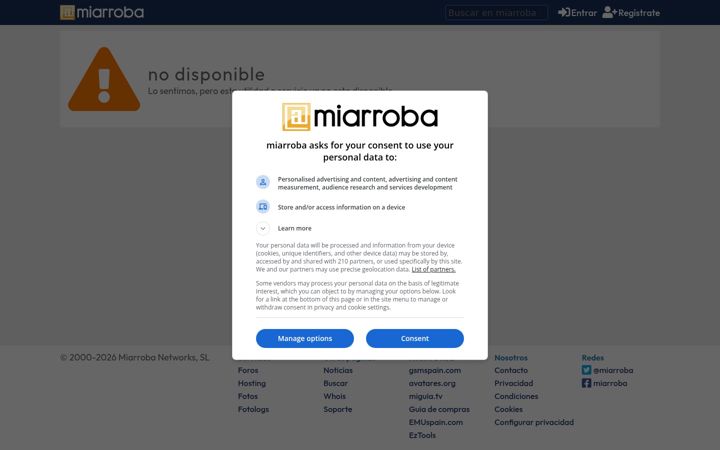 Screenshot of blogcindario.com