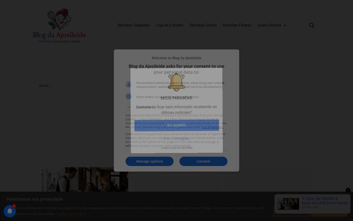 Screenshot του blogdaajosileide.com