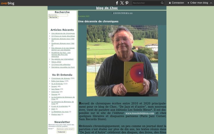 Screenshot of blogdechoc.fr