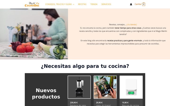 Screenshot di blogdelcocinillas.com