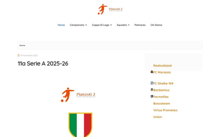Screenshot of blogdelfantacalcio.altervista.org