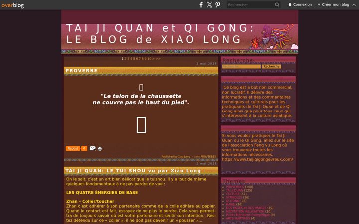 Screenshot of blogdexiaolong.com