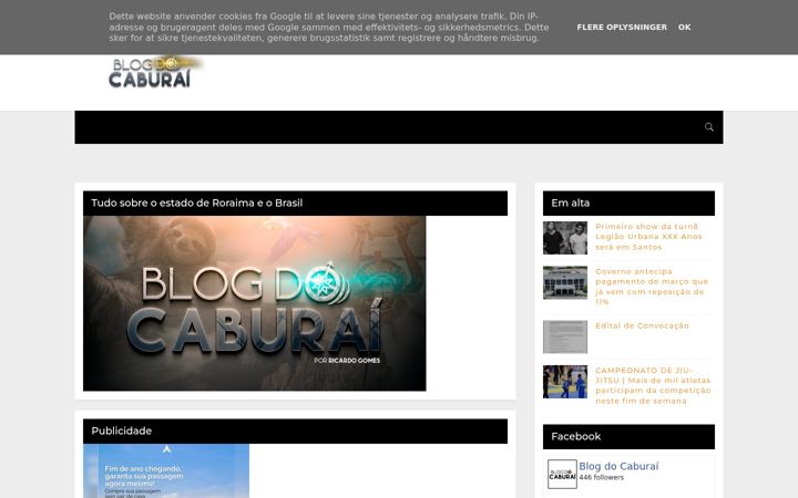 Captura de pantalla de blogdocaburai.com