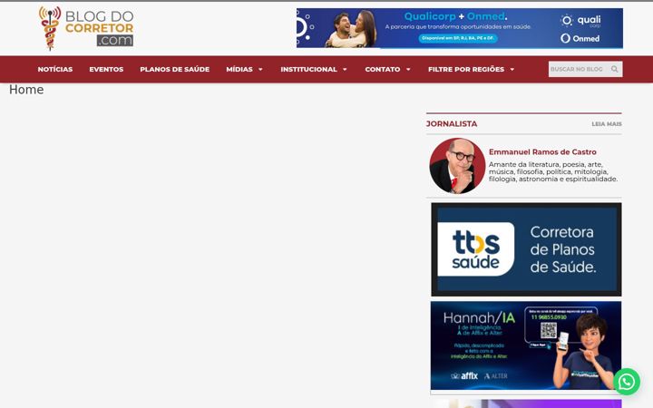 Screenshot di blogdocorretor.com