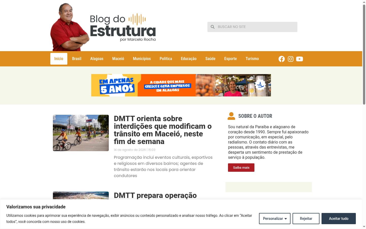 Sutikimo reklamjuostės, rodytos prieš bet kokią sąveiką, ekrano kopija